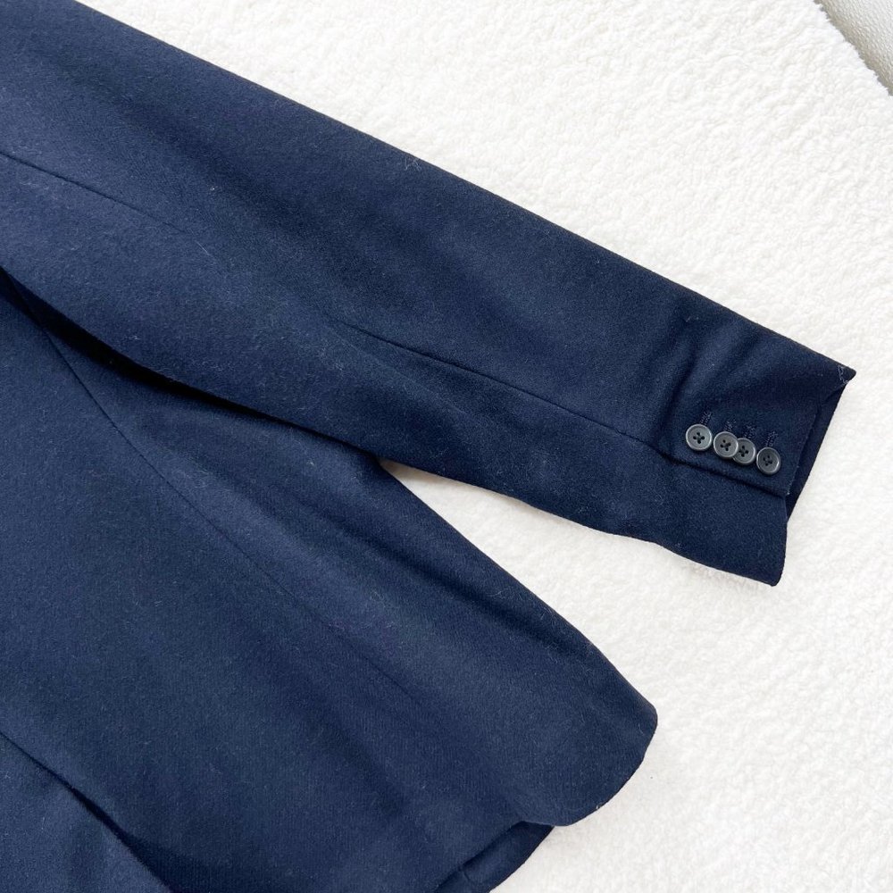 EVERLANE The Wool Academy Blazer Navy Womens Sz 12 NWT - Picture 7 of 12